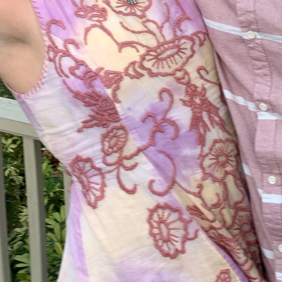 Free People embroidered mini dress - Picture 3 of 3